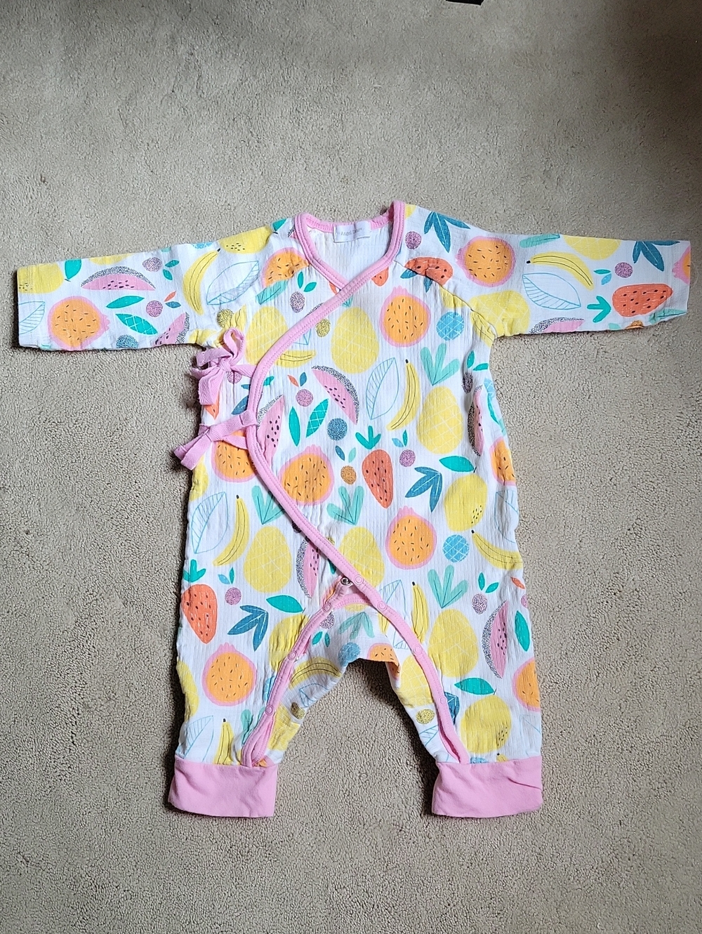 Angel Dear Fruit-Print Kimono One-Piece